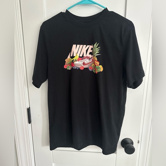 Nike Black Tee with Fruit Graphic - Picture 1 of 3